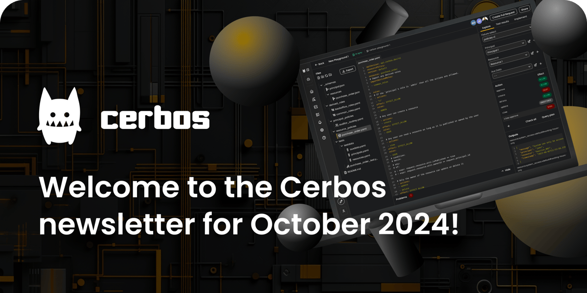 Cerbos october newsletters